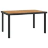 Vrtni stol smeđi 140 x 90 x 74 cm aluminij i WPC