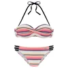 VENICE BEACH Bikini kremna/oranžna/korala/črna