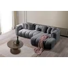 ATELIER DEL SOFA Ugaona garnitura N Line Right Dark Grey