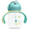 Baboo Cup with Silicone Straw skodelica s slamico Lagoon Fiesta 9m+ 260 ml