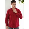 G921 DEWBERRY MENS SHIRT-BURGUNDY