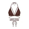 LSCN by LASCANA Bikini zgornji del  rjava