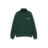 Pull&Bear Pulover temno zelena/bela