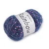 Pletena preja mohair Rainbow 100 g - (11-2) temno modra