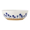 Bela/modra keramična skleda o 28 cm Linora – Bloomingville
