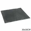 shumee Skrilasti servirni krožnik 20 x 20 cm črn