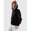 Ninth Hall Trek Fur Bomber Jacket black