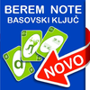 BEREMO NOTE SET IGRALNIH KART (BASOVSKI KLJUČ)