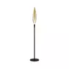 Stojeća lampa NORDIC 1xG9/5W/230V crna/zadimljeno bež