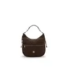 KIPLING Torba za čez ramo Khloe Leo temno rjava