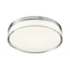 Redo 01-3728 - LED stropno svetlo FRISBI LED/18W/230V 3000/4000K IP44 hrom