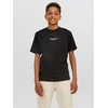 Jack & Jones Junior Majica Vesterbro 12242827 Črna Loose Fit