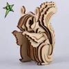 Čarolijashop 3d drvene puzzle - VEVERICA ( 785)