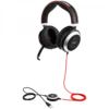JABRA EVOLVE 80 MS Stereo USB Headband, Active Noise cancelling, USB connector, with mute-button and volume control on the cord, Busylight , Discret b
