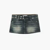 Cropp - Teksas mini suknja - navy
