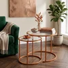Hanah Home set klub stolova Orange-Trs-60-42-Nrd-Srk, narandžasti