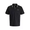 JACK & JONES Majica JJBLAZE črna/bela