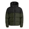 JACK & JONES Prehodna jakna JJMAZE zelena/črna