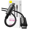 USB-C to USB-C cable Baseus Tungsten Gold 240W 2 m, black (6932172628833)