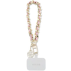Guess GUOUCHSAMC4P Universal Hand Strap pink Saffiano Chain 4G Charm (GUOUCHSAMC4P)