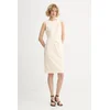Calvin Klein Cocktail obleka LV044F018G Bež Slim Fit