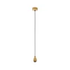 Eglo 32543 - Luster na sajli YORTH 1xE27/60W/230V hrast