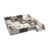 REBEL Edukativna puzzle podloga za igru za decu, 150 x 150 cm, sa okvirom, model RBY-2250-16