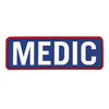 Našitek MEDIC PVC moder/rdeč ježek - večji