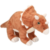 Plišasti dinozaver Dino World, Rjava, Triceratops, 36 cm