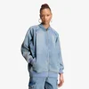 Jakna adidas SST Oversized Denim Tracktop Worn Blue Denim XL