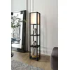Podna lampa Tier, Crna
