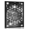Plakat očarljiva Mandala v črnobeli varianti - 30x45 no frame