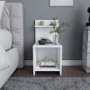 Hanah Home Noćni ormarić Ullman, 35.6x37.4x72 cm, Beli