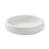 KIRA freestanding soap dish, white matt - Bela - 104x22 mm - Gedy - KIRA - 24 - Poliresin - Posoda za milo - Krožni - 104 - 22 - 104 - 14