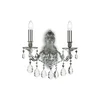 Ideal Lux - Kristalno zidno svetlo GIOCONDA 2xE14/40W/230V srebrno