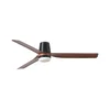 FARO 33831WT1S-LED prigušiva verzija PUNT TUB M 18W/230V CCT prečnik 132 cm braon/crna WT + daljinski upravljač