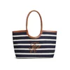 TOMMY HILFIGER Nakupovalna torba marine/rjava/bela