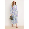 Trendyol Modest Ženska haljina Tctss26Eb00103, Ljubičasta