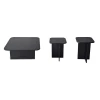 Hanah Home Blues Black Set 3 stola, Crrni