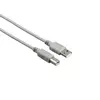 Hama (200901) kabl USB A (muški) na USB B (muški) 3m sivi