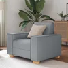 Sofa fotelja svijetlo siva 100x78x84 cm tkanina