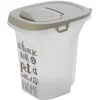 MODERNA Kantica za čuvanje granulirane hrane Trendy Story Pet Wisdom, 6l, Sivo-bela