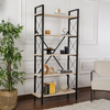 Hanah Home Polica za knjige Elysian, 90x180x33.5 cm, Krem