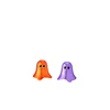 Betsey Johnson Uhani Halloween Geist lila/oranžna