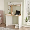 Hanah home Radni sto 90x148,6x51,6cm Bež-Beli