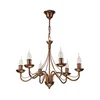 Luster na lancu ANTON 6xE14/60W/230V bronzan