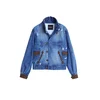 Desigual Prehodna jakna moder denim/rjava