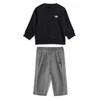 Komplet za dojenčka adidas Originals črna barva, JY3545
