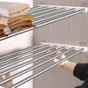 Baoyouni Podesiva polica za odmor, 55-90×36 cm, Srebrne boje