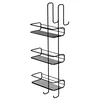 CHROM LINE stenska viseča polica za prho, 240x680x220mm, črna mat - Črna - 240x680x220 mm - Gedy - CHROM LINE - 24 - Jeklo - Polica: večnivojska;Polica: stenska - Žica - 240 - 680 - 220 - 14